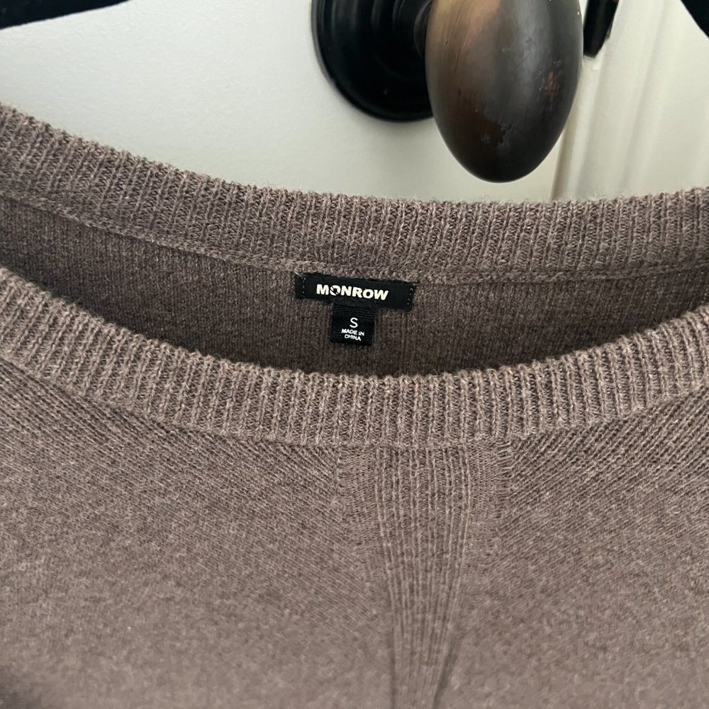 Monrow Sweater Dress (brown) - Picture 2 of 2